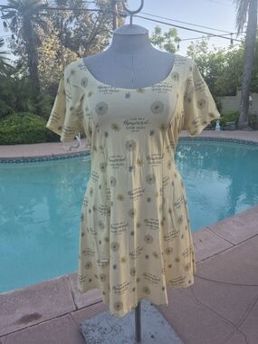 Gilmore Girls Yellow Daisies Dresa 3x Plus